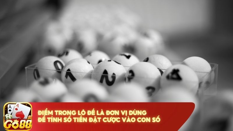 Diem Trong Lo De La Don Vi Dung De Tinh So Tien Dat Cuoc Vao Con So